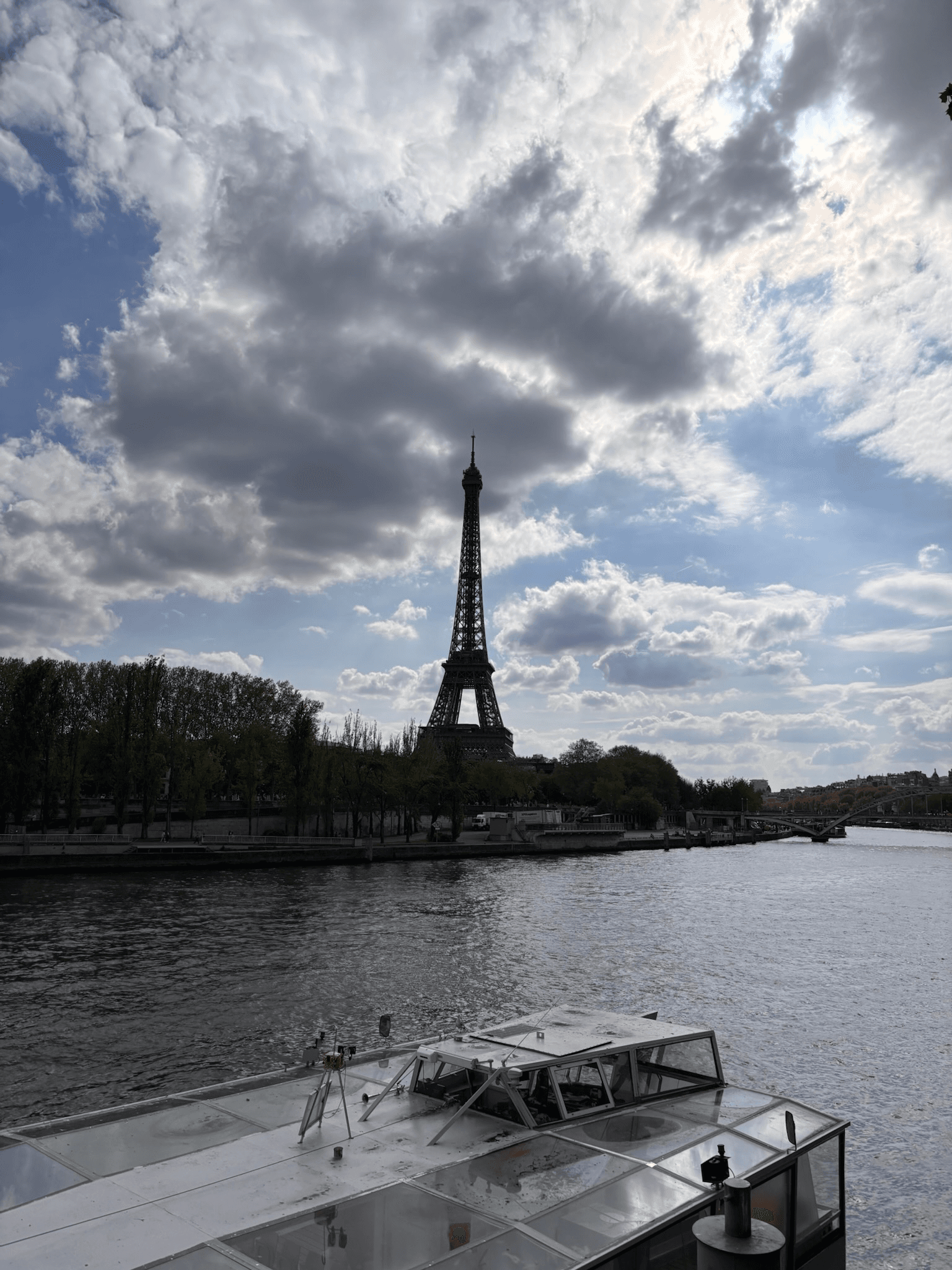 Paris trip photo card